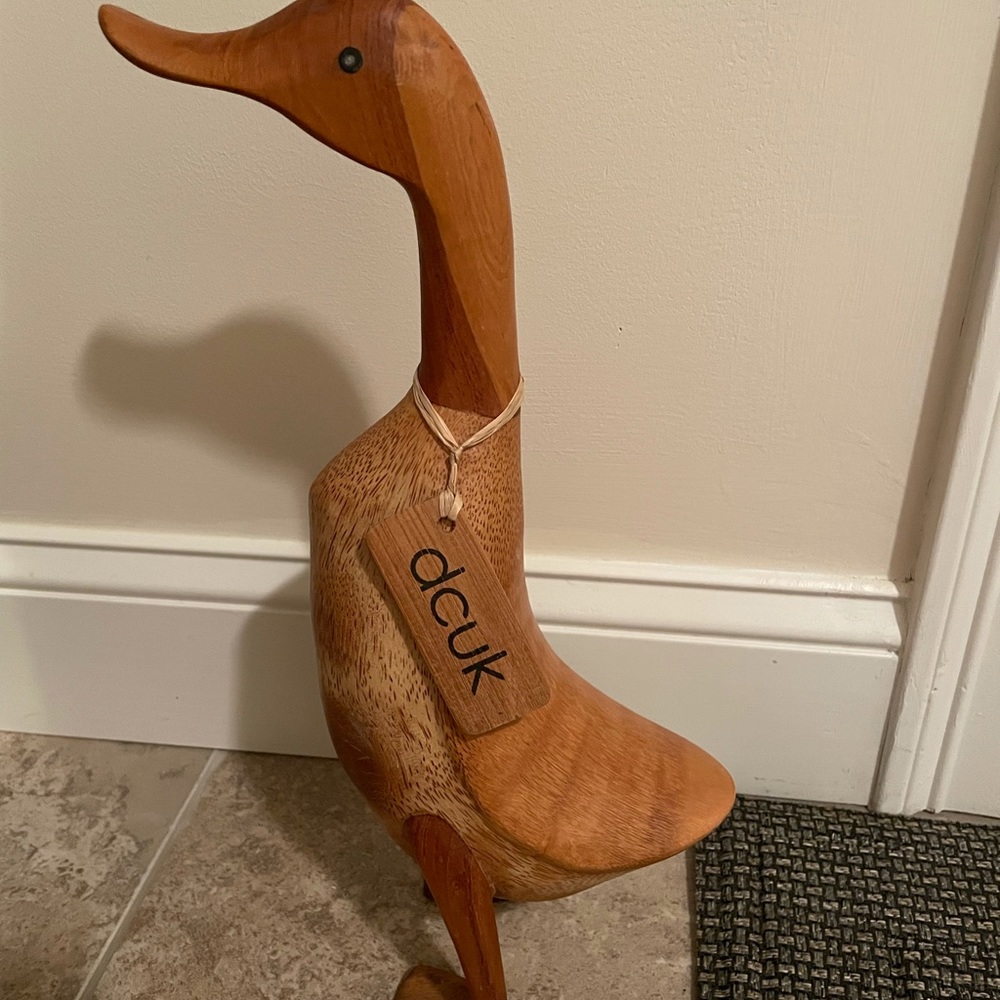 Hand carved duck by DCUK